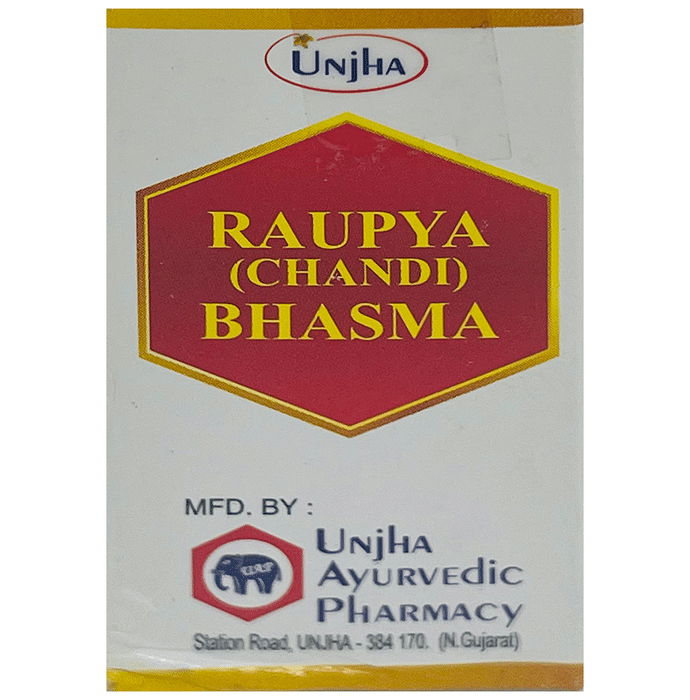 Unjha Raupya (Chandi) Bhasma