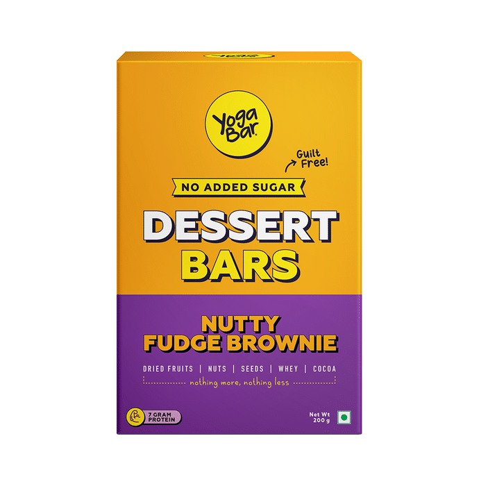 Yoga Bar Dessert (40gm Each) Nutty Fudge Brownie