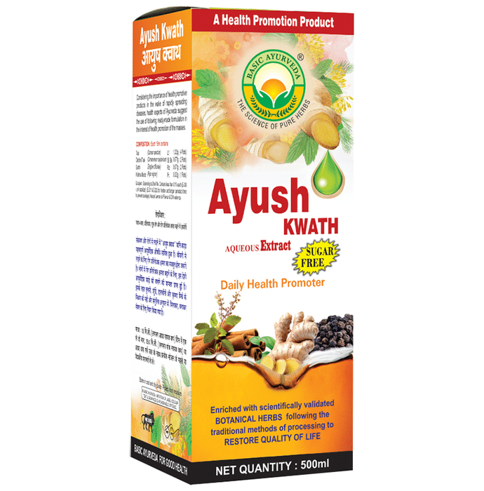 Basic Ayurveda Ayush Kwath Aqueous Extract Sugar Free