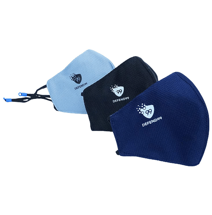 Defend99 Self Sanitizing 99% Filtration Reusable Mask Assorted