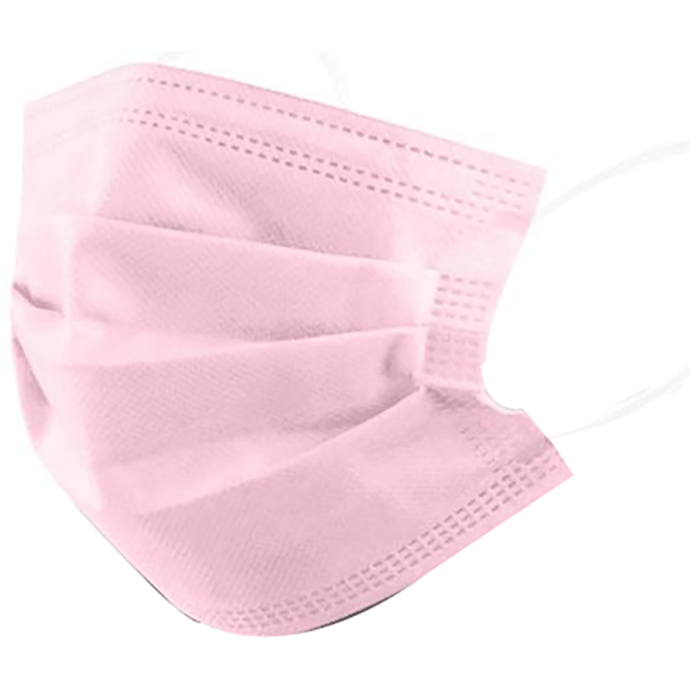 Debonair 3 Ply Protective Face Mask Free Size Pink