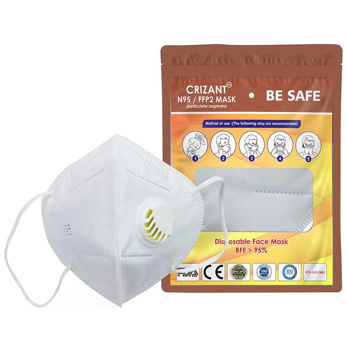 Crizant 202 N95 FFP2 Mask with Exhalation Valve