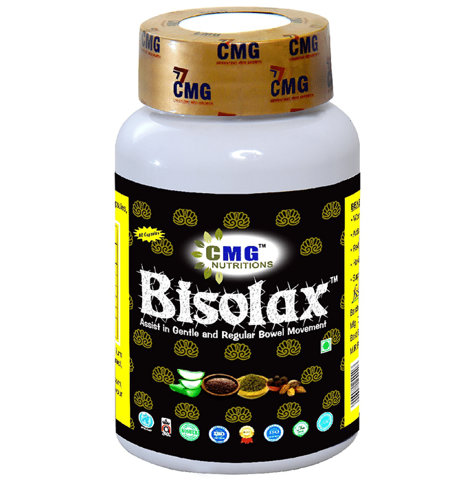 CMG Nutritions Bisolax Capsule Assist in Gentle & Regular Bowel Movement