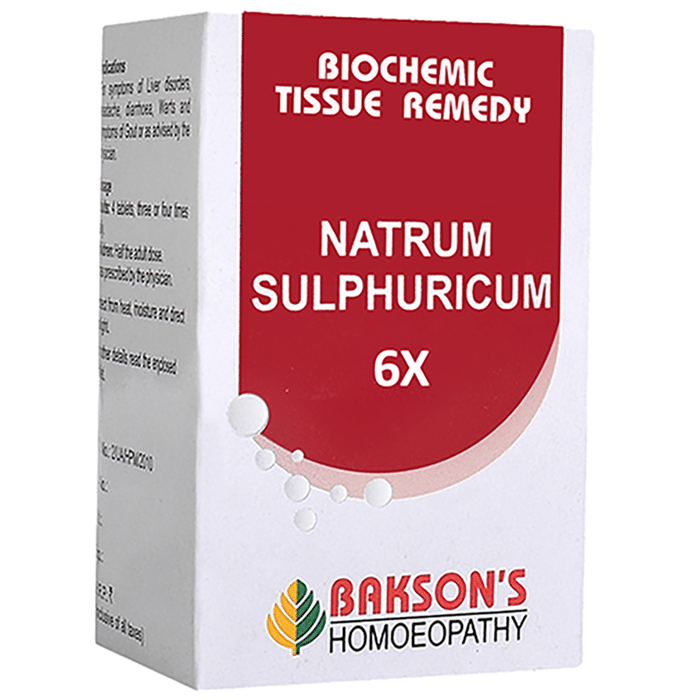 Bakson's Natrum Sulphuricum Biochemic Tablet 6X