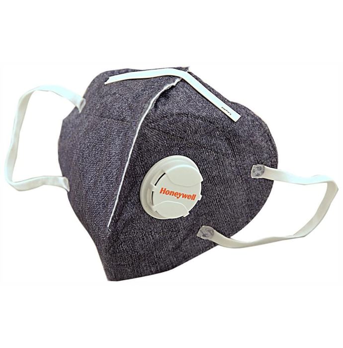 Honeywell ED7051 PM 2.5 Anti Pollution Foldable Face Mask with Exhalation Valve Dark Blue