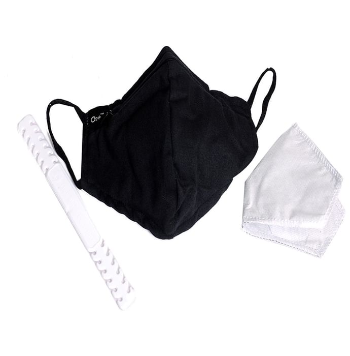 O2+ 7 Layer Anti Pollution N99 Face Mask with 1 Filter Free