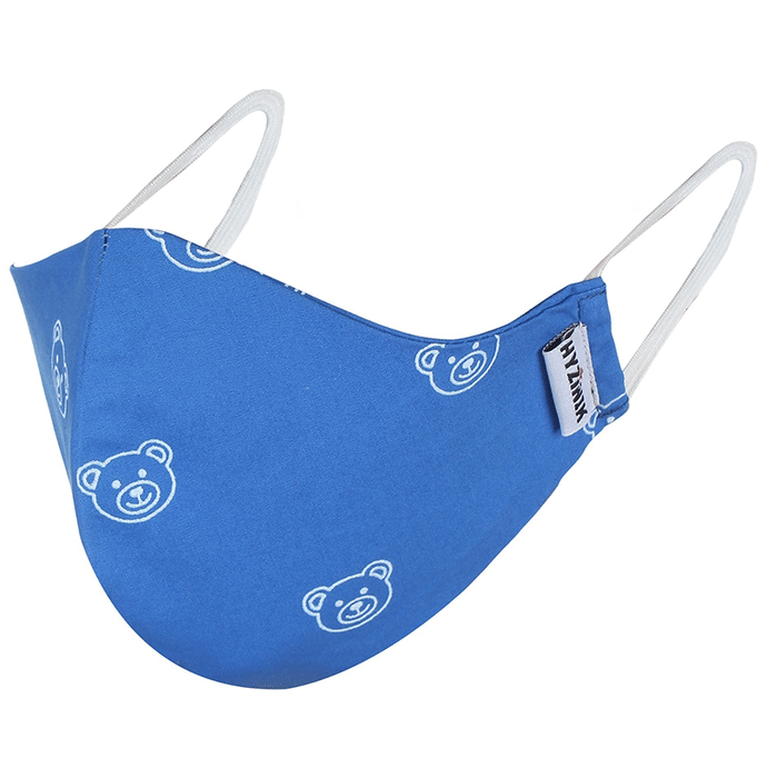 Hyzinik Anti-Viral Reusable Comfortable Face Mask Blue Bear Face