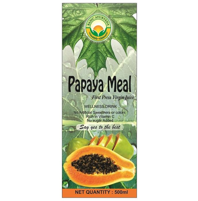 Basic Ayurveda Papaya Meal First Press Virgin Juice