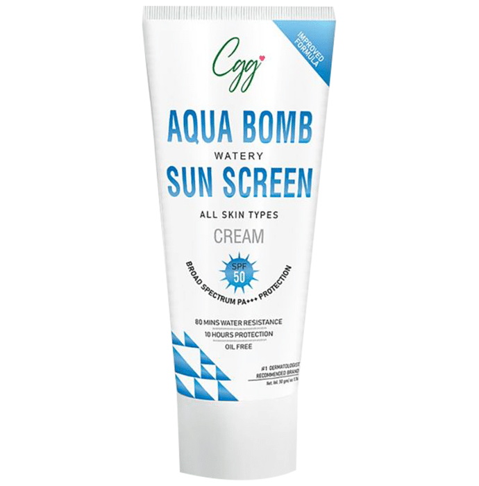 CGG Cosmetics Aqua Bomb Watery Sunscreen Cream SPF 50