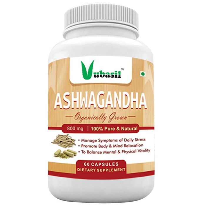 Vubasil Ashwagandha 800mg Capsule