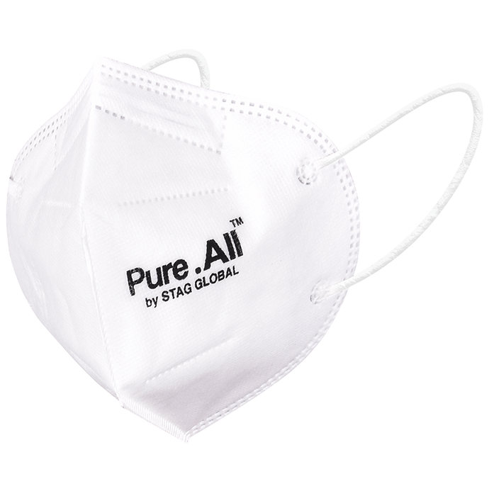 Pure.All N95 FFP2 Protective 5 Layer Washable & Reusable Mask White