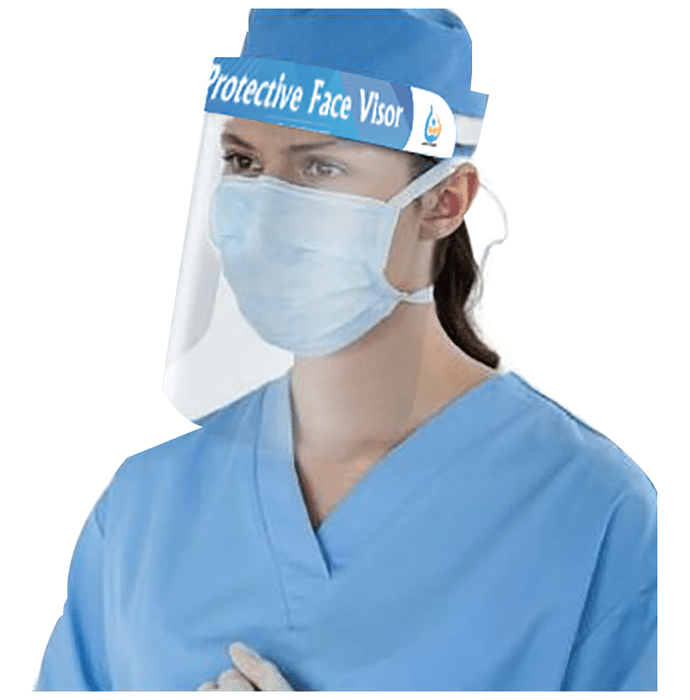 CuD Medicare PET Splash Protection 300 Micron Laminated Face Shield