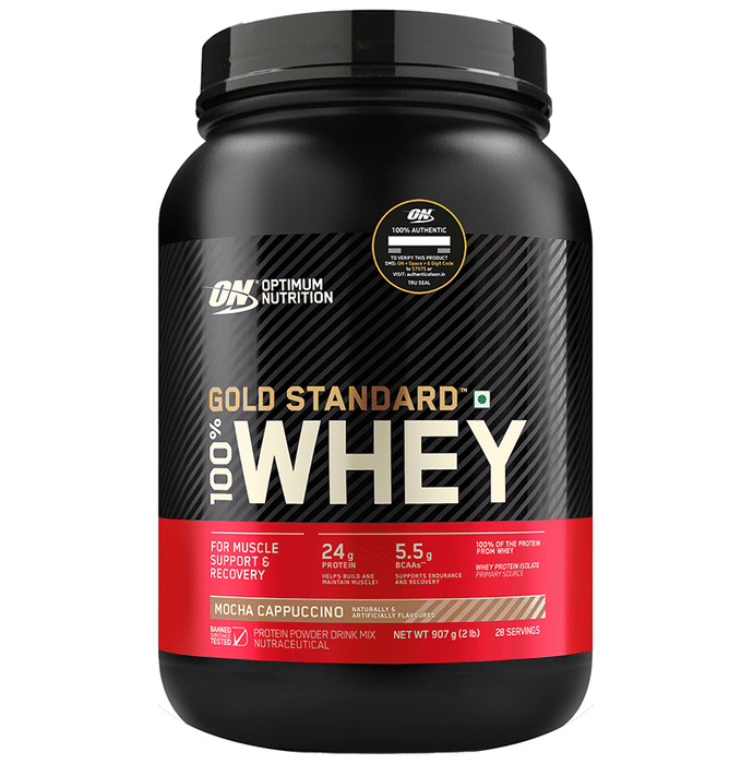 Optimum Nutrition (ON) Gold Standard 100% Whey Protein Isolate Powder Mocha Cappuccino