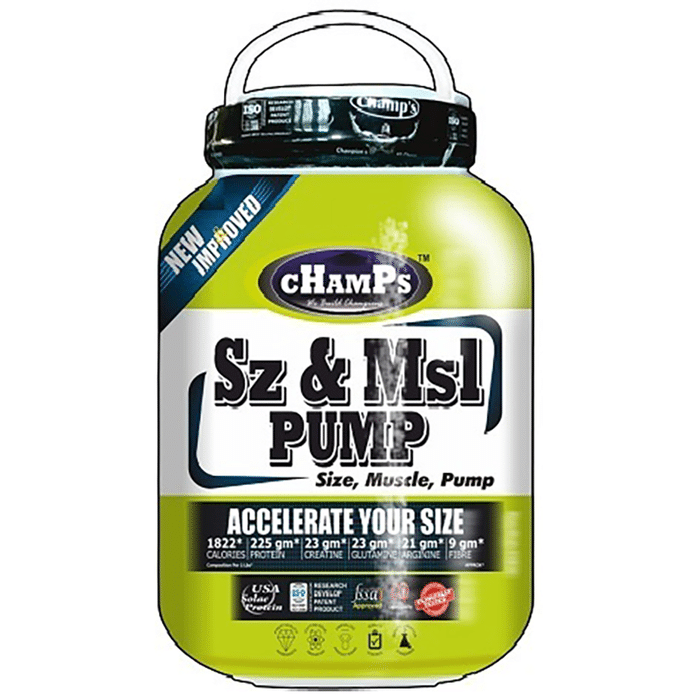 Champ's Sz & Msl Pump American Ice Cream with Protein Funnel Free