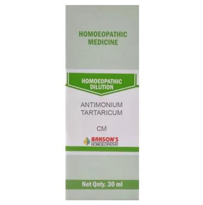 Bakson's Antimonium Tartaricum Dilution CM