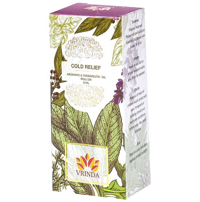 Vrinda Cold Relief Aromatic & Therapeutic Oil Roll On