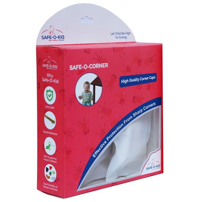 Safe-O-Kid Tear Drop Corner Caps Green