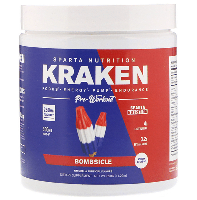 Sparta Nutrition Kraken Pre Workout Bombsicle