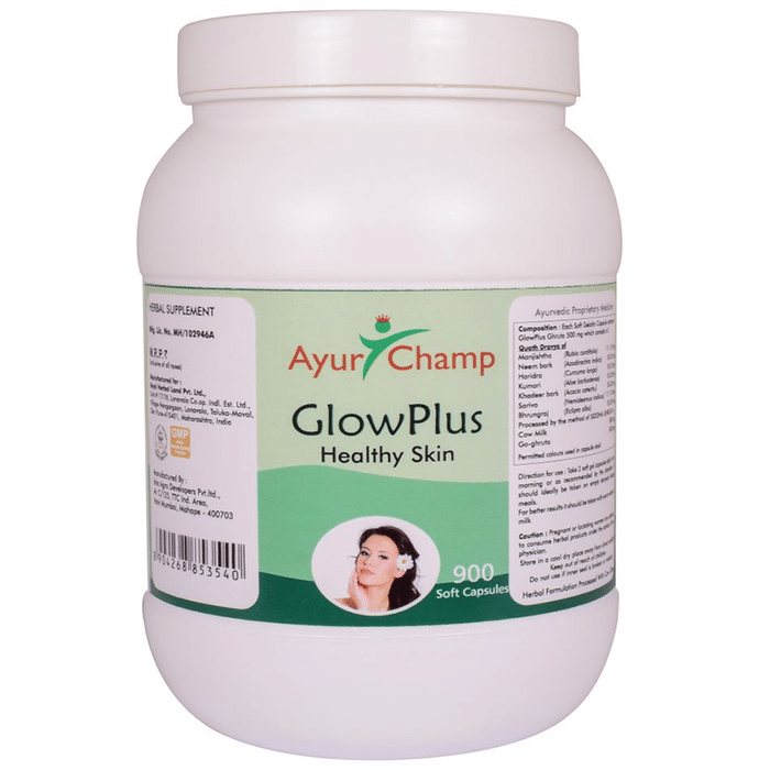 Ayur Champ Glowplus Healthy Skin Soft Capsule
