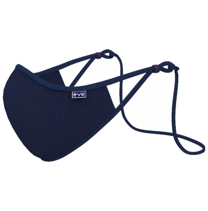 Posi+ve N99 Face Mask Medium Navy Blue
