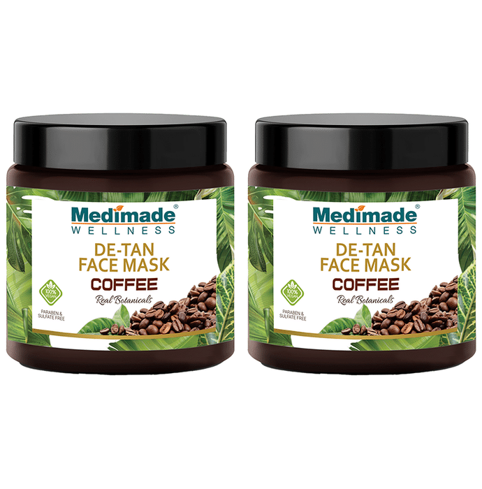 Medimade Wellness Coffee De-Tan Face Mask (100gm Each)