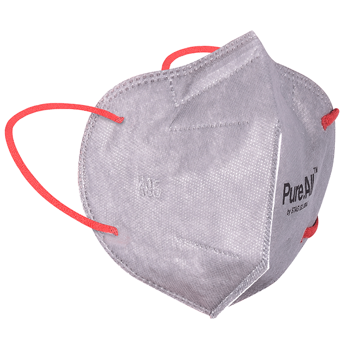 Pure.All N95 FFP2 Protective 5 Layer Washable & Reusable Mask Grey