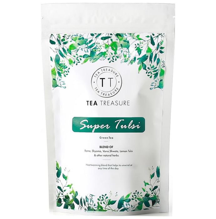 Tea Treasure Tulsi USDA Organic Green Tea