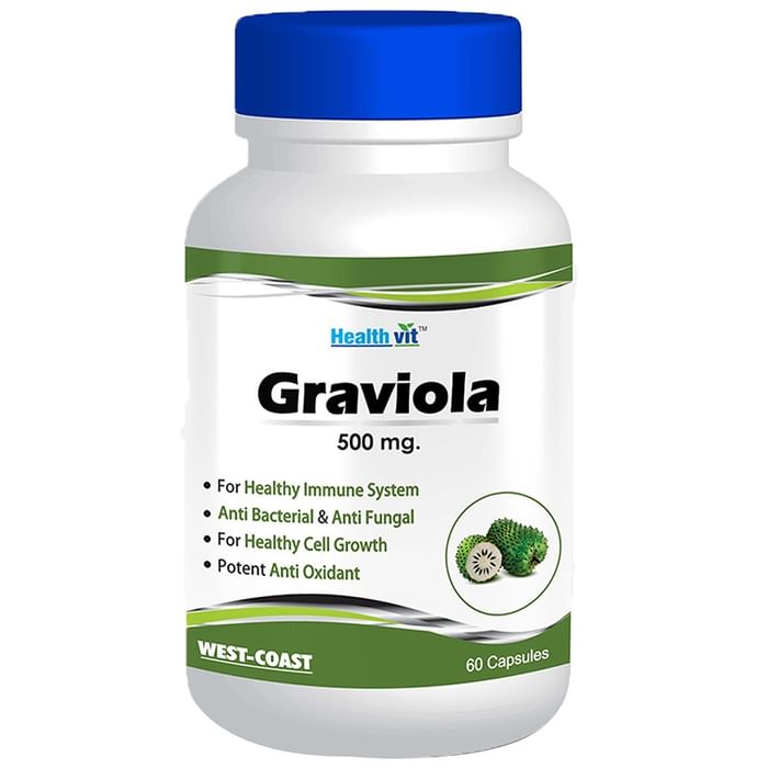 HealthVit Graviola 500mg Capsule