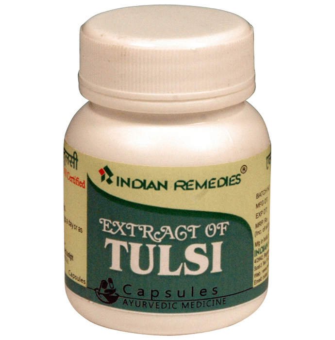Indian Remedies Extract of Tulsi Capsule