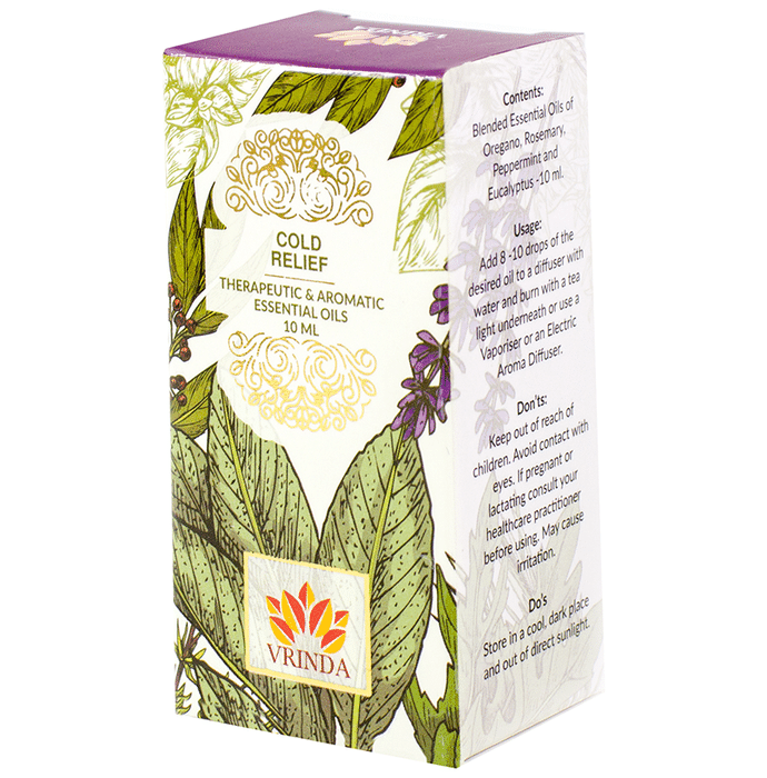 Vrinda Cold Relief Therapeutic & Aromatic Essential Oil