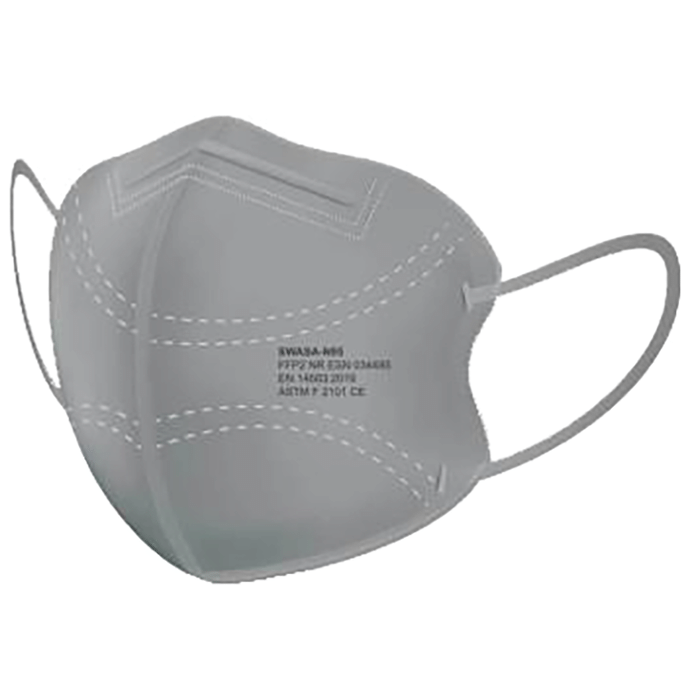 Swasa + PM 0.3 N95 FFP2 Anti-Pollution Face Mask Grey