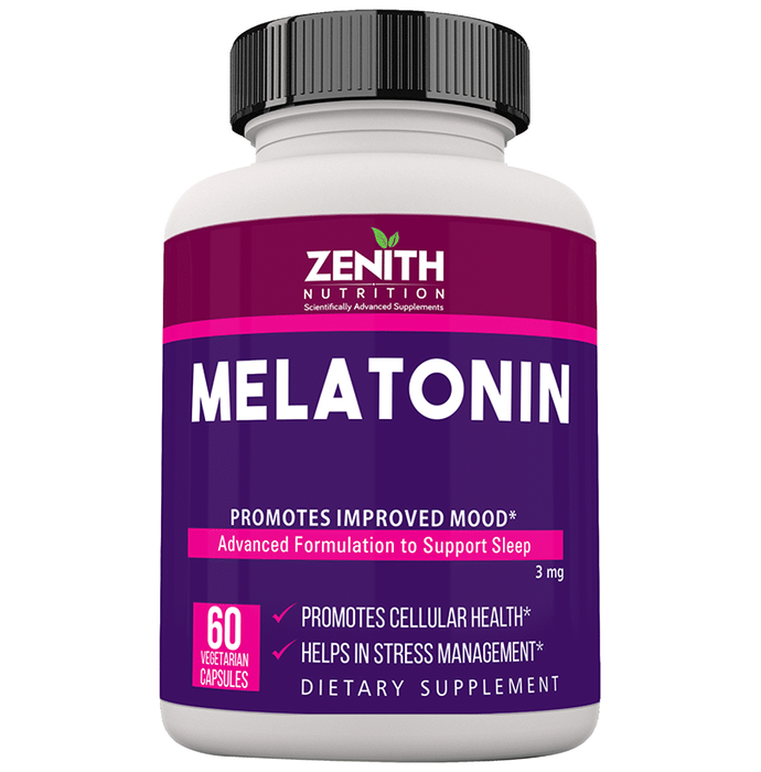 Zenith Nutrition Melatonin 3mg Vegetarian Capsule