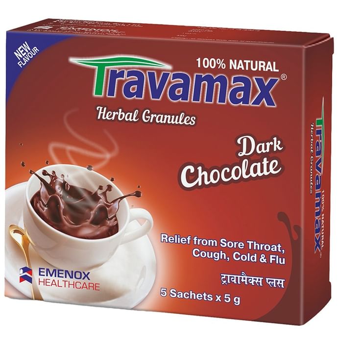 Travamax Herbal Granules Sachet (5gm Each) Dark Chocolate