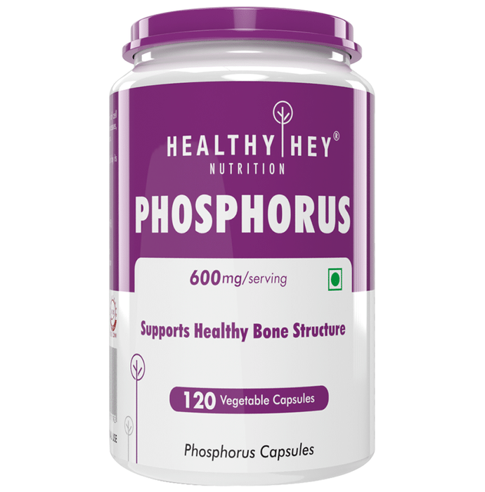 HealthyHey Nutrition Phosphorus 600mg Vegetable Capsule