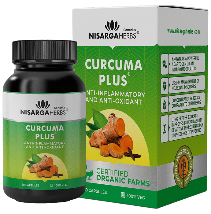 Nisarga Herbs Curcuma Plus Veggie Caps