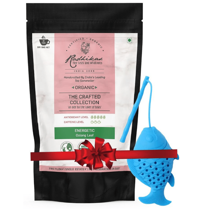 Radhikas Fine Teas Organic The Crafted Collection Tea Leaves Energetic Oolong Leaf