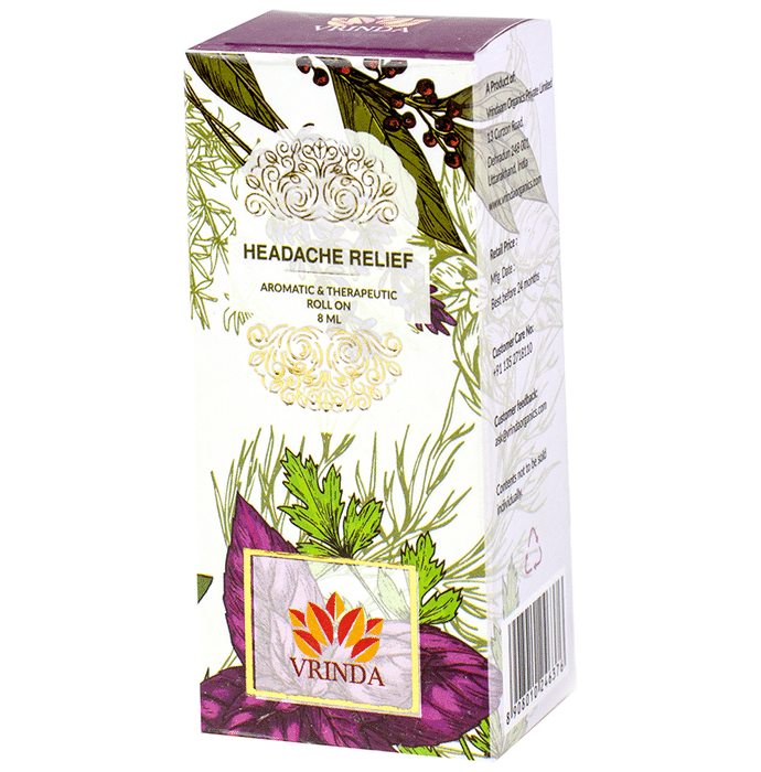 Vrinda Headache Relief Aromatic & Therapeutic Oil Roll On