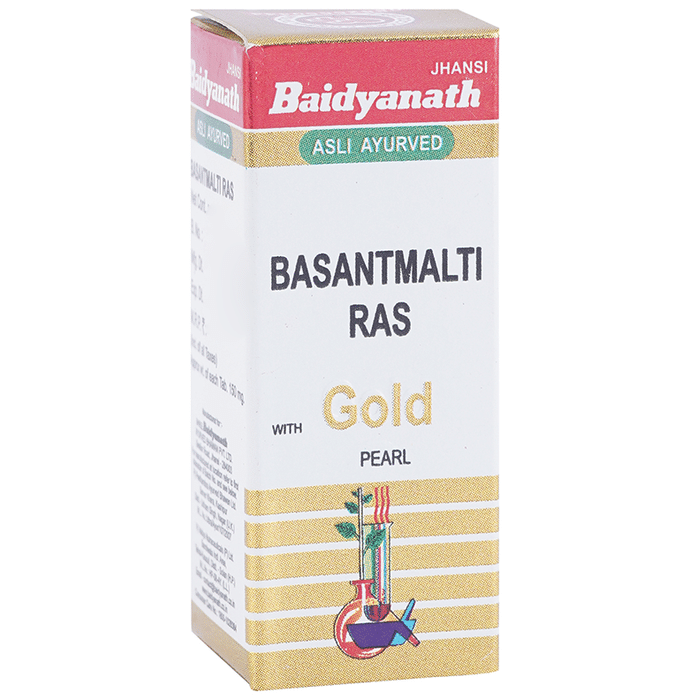 Baidyanath (Jhansi) Basant Malti Ras with Gold Pearl Tablet