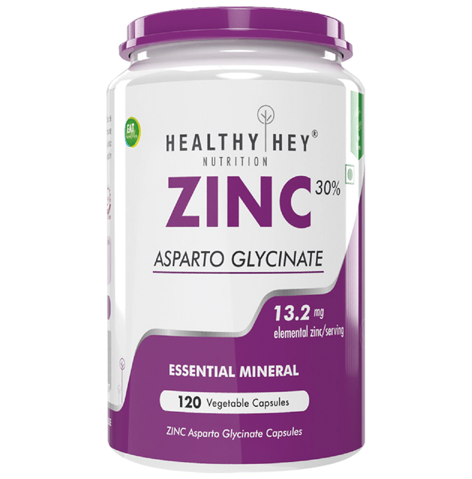 HealthyHey Zinc 13.2mg Vegetable Capsule