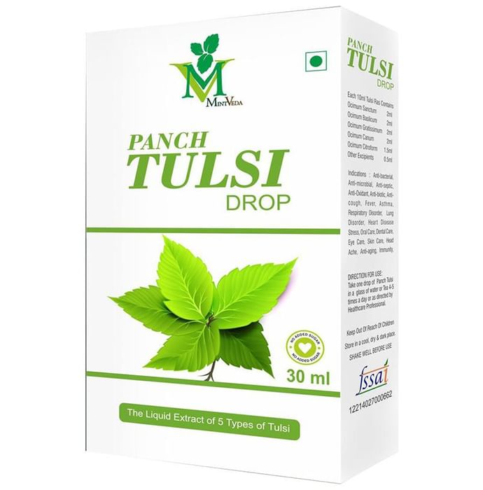 Mint Veda Panch Tulsi Drop