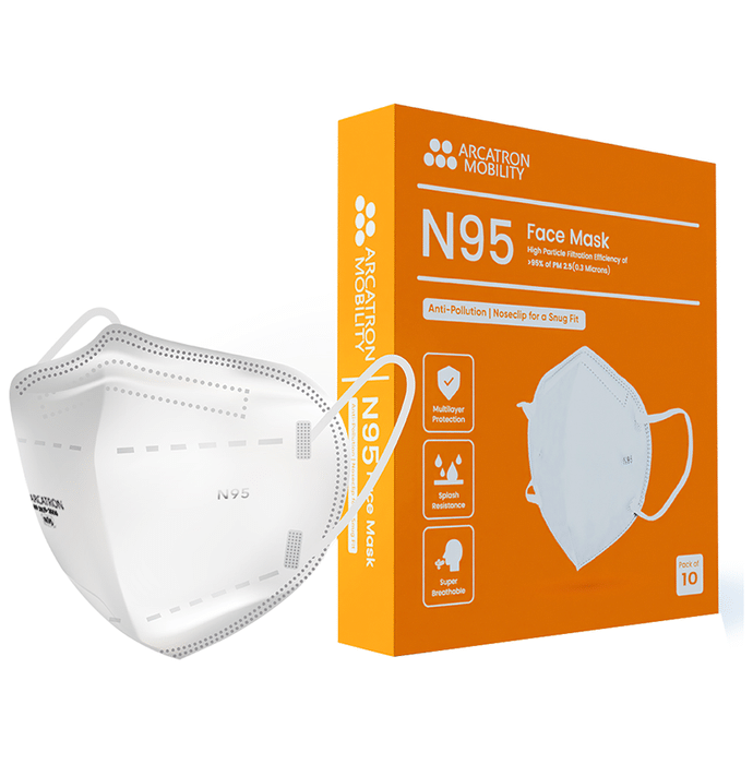 Arcatron Mobility N95 Face Mask (10 Each) Universal