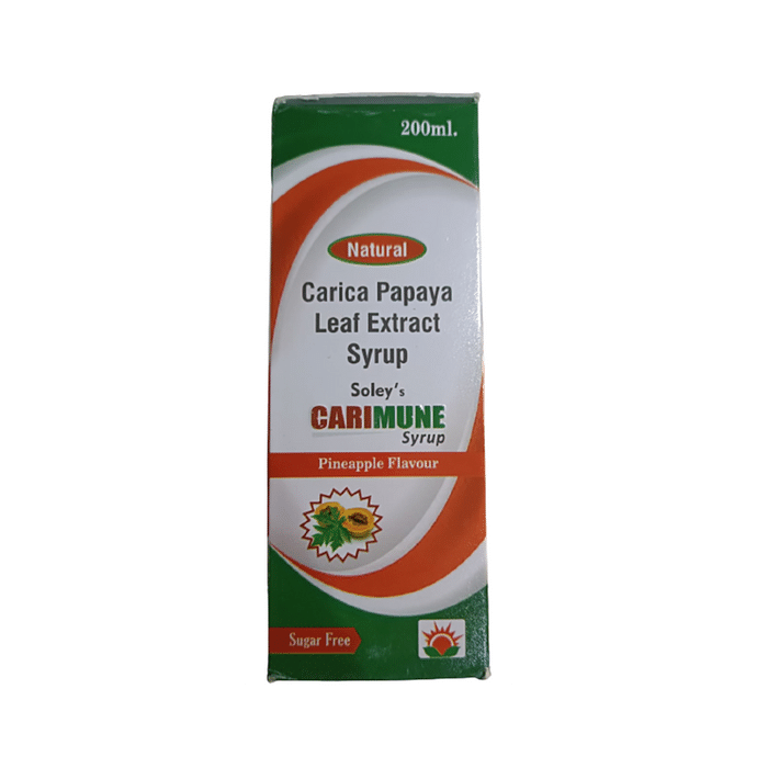 Carimune Syrup Pineapple Sugar Free