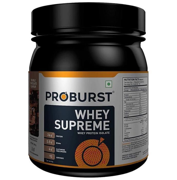 Proburst Whey Supreme Whey Protein Isolate Powder Double Chocolate