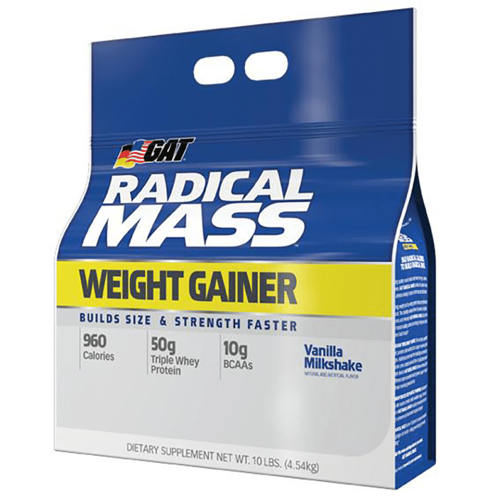 GAT Sport Radical Mass Weight Gainer Vanilla Milkshake