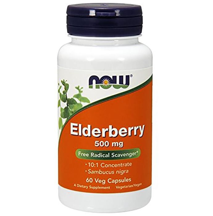 NOW Foods Elderberry 500mg Vegicap