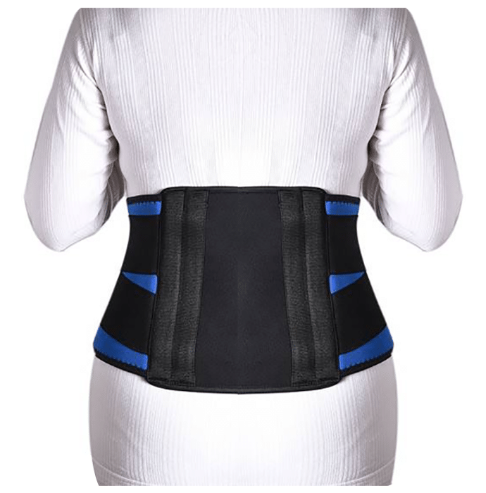Medtrix Contoured Lumbar Sacral Belt Small Blue and Black
