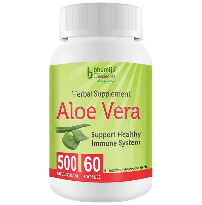 Bhumija Lifesciences Aloe Vera 500mg Capsule
