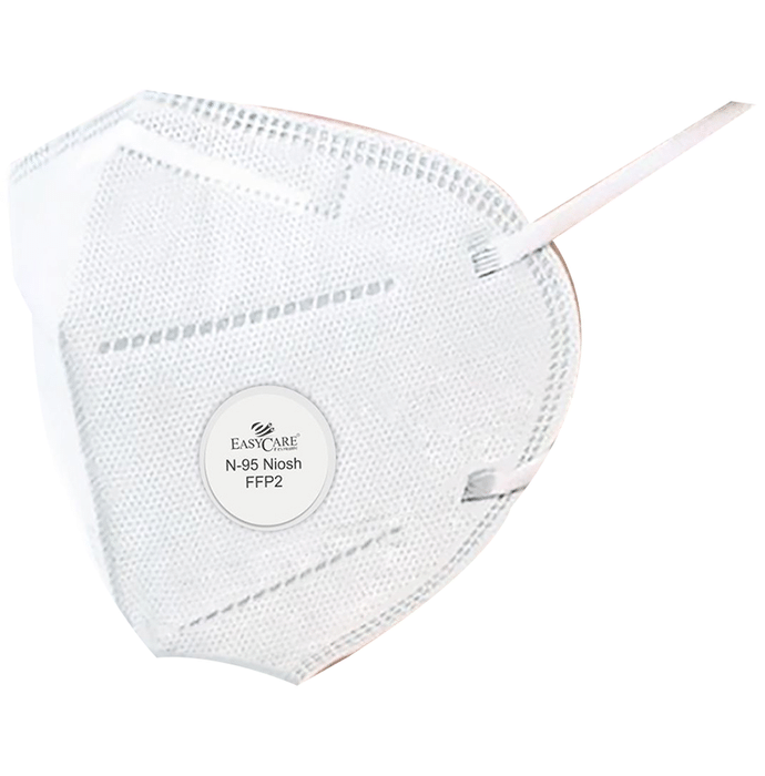 EASYCARE EC 1105R N95 NIOSH FFP2 Foldable Particulate Mask with Filter White