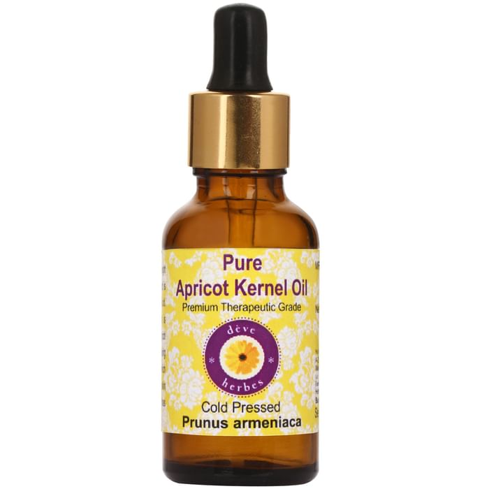 Deve Herbes Pure Apricot Kernel/Prunus Armeniaca Cold Pressed Oil