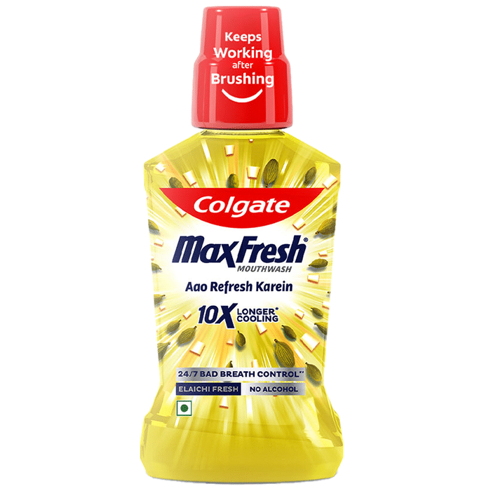 Colgate Maxfresh Mouthwash (250ml Each) Elaichi Fresh